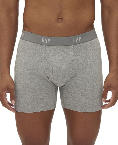 Боксеры мужские GAP из хлопка с эластаном 3 шт.