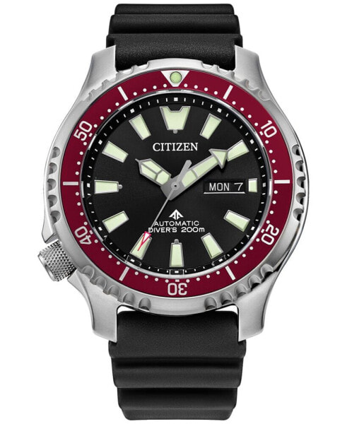 Men's Promaster Automatic Dive Black Strap Watch, 44mm
