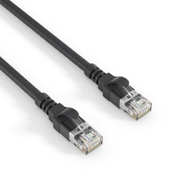 PureLink Patchkabel Cat 6A S/FTP 1.5 m Schwarz - Cable - Network