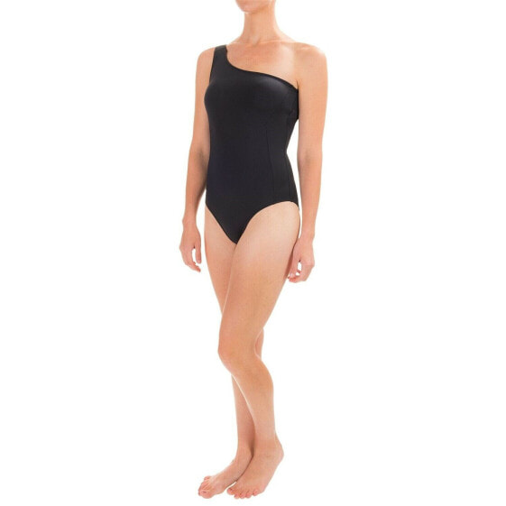 Carve Womens Designs Holden Strap Solid One Piece Swimsuit Black Size S