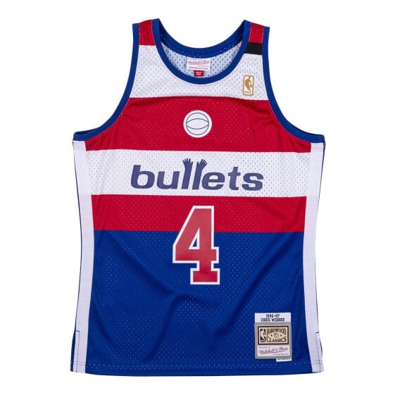 Mens Mitchell & Ness NBA SWINGMAN JERSEY - WASHINGTON BULLETS 1996 CHRIS WEBBER