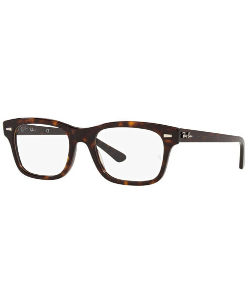 RB5383 Burbank Optics Unisex Rectangle Eyeglasses