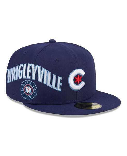 Men's Navy Chicago Cubs City Connect Icon 59FIFTY Fitted Hat