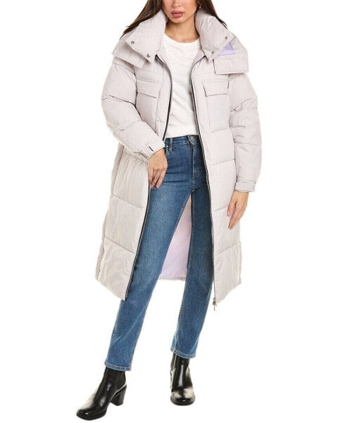 Nvlt Contrast Lined Puffer Coat Women's Grey Xs