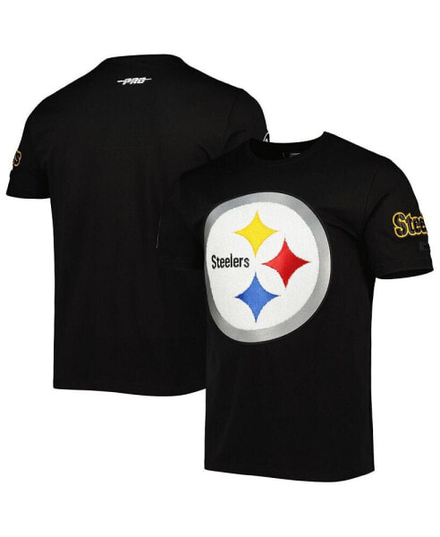 Men's Black Pittsburgh Steelers Mash Up T-shirt