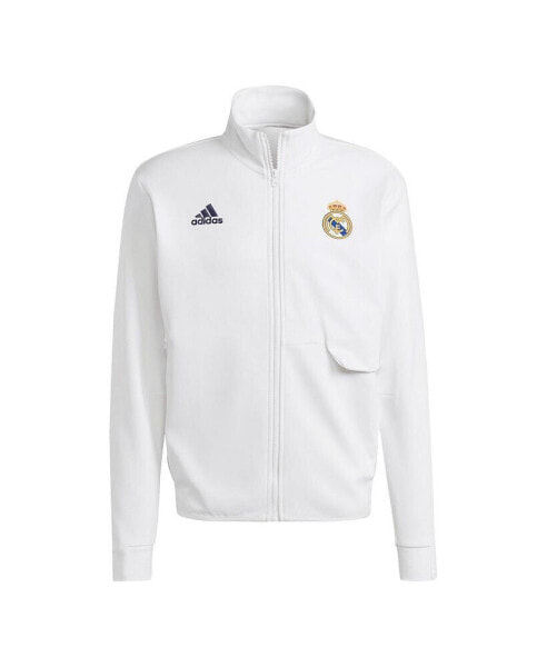 Men's White Real Madrid 2023/24 Anthem Full-Zip Jacket