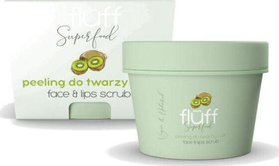 Fluff Face And Lips Scrub – peeling do twarzy i ust Kiwi 80 g