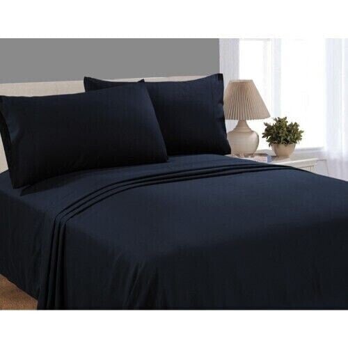 Mainstays Ultra Soft High Quality Microfiber Bed Sheet Set Twin/Twin XL Black