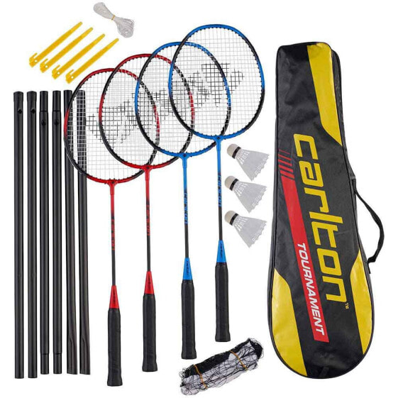 CARLTON Tournament 4 Player Set Badminton Racket