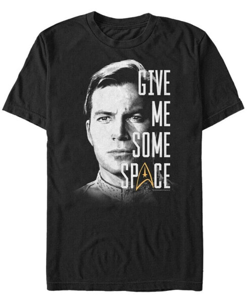 Star Trek Men's The Original Series Kirk Give Me Space Short Sleeve T-Shirt