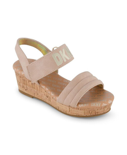 Сандалии DKNY Big Girls Wedge