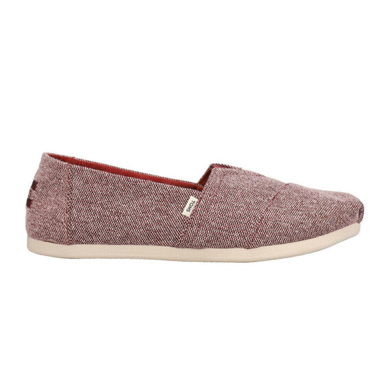 TOMS Alpargata 3.0 Slip On Womens Red Flats Casual 10015655