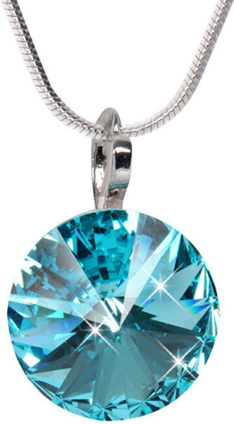 Elegant Rivoli Light Turquoise necklace