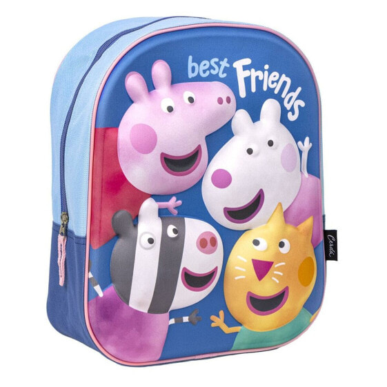 Детский рюкзак Peppa Pig 3D Синий 25 x 33 x 10 см