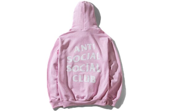 Толстовка Anti Social Social Club ASW301, мужская, светло-розовая