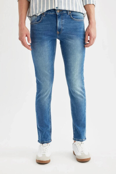 Carlo Skinny Fit Ekstra Dar Kalıp Normal Bel Ekstra Dar Paça Jean Pantolon B4672ax24sp