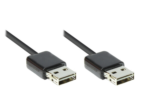 Good Connections 2212-EU005 - 0.5 m - USB A - USB A - USB 2.0 - Male/Male - Black