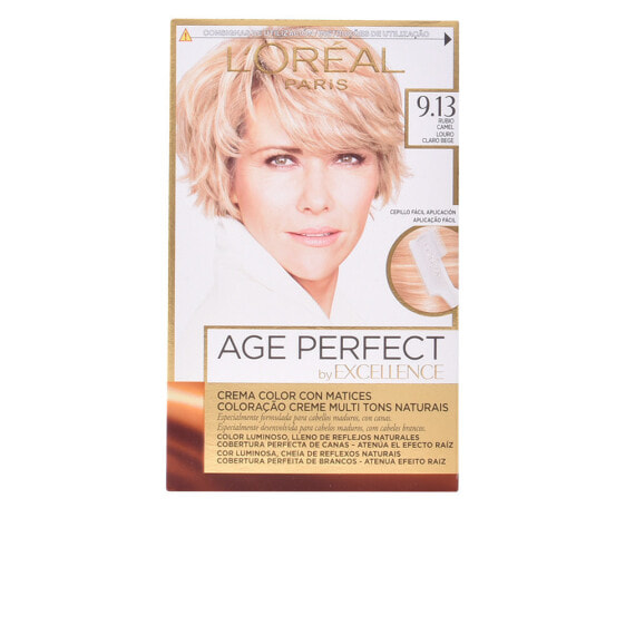Loreal Paris Excellence Age Perfect Permanent Hair Color No. 9,13  Light Creme Blonde Антивозрастная перманентная краска для волос, оттенок светлый кремовый блонд