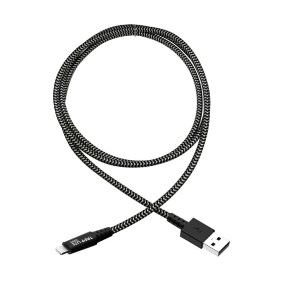 Tripp M100-003-HD Heavy-Duty USB-A to Lightning Sync/Charge Cable - MFi Certified - M/M - USB 2.0 - 3 ft. (0.91 m) - 0.9 m - Lightning - USB A - Male - Male - Black