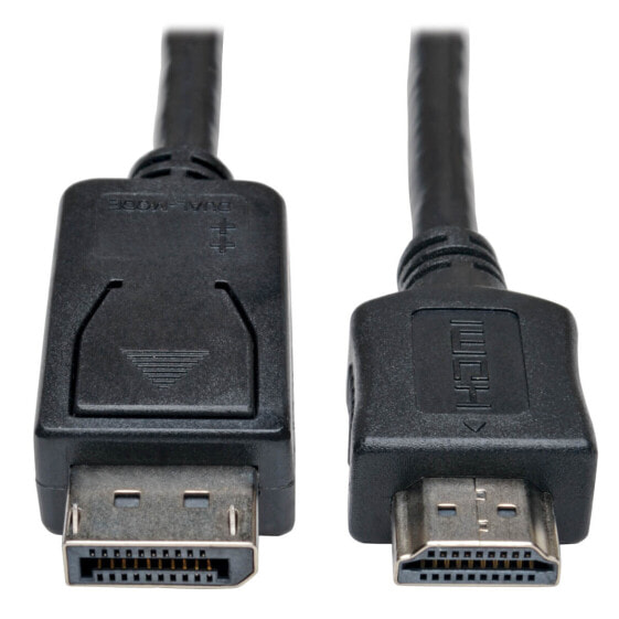 Tripp P582-006 DisplayPort to HDMI Adapter Cable (M/M) - 6 ft. (1.8 m) - 1.83 m - HDMI Type A (Standard) - DisplayPort - Male - Male - 1920 x 1080 pixels