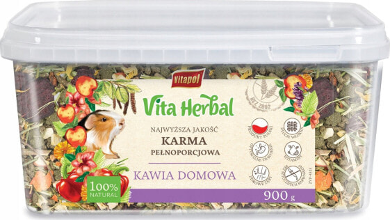 Vitapol Vita Herbal karma pełnoporcjowa dla kawii domowej, wiaderko, 900g