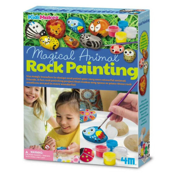 4M Animal Stone Painting Colouring Kit