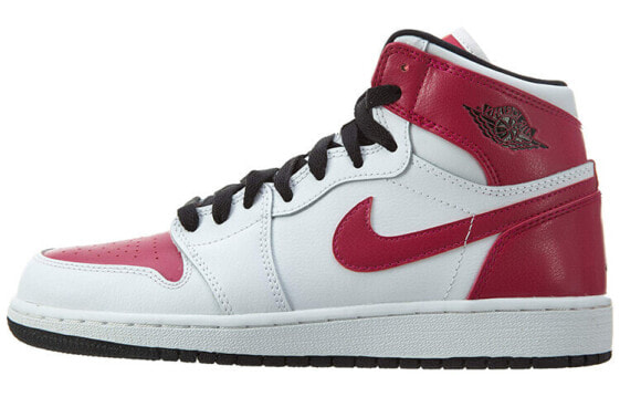 Air Jordan 1 Retro White Sport Fuchsia 332148-108 Sneakers