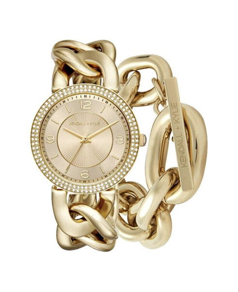 Часы-браслет KENDALL + KYLIE iTouch женские с золотистым металлическим браслетом