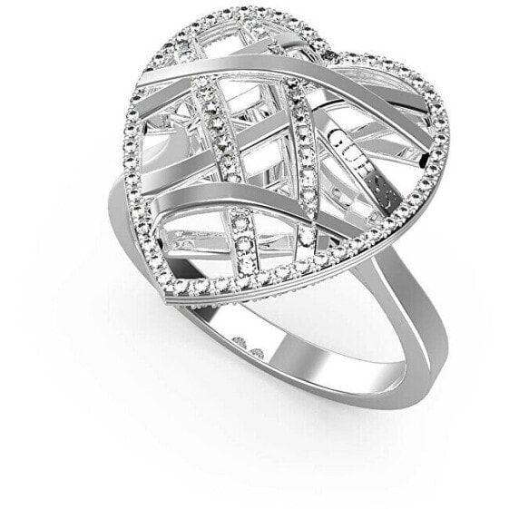 Decent Heart Cage Steel Ring JUBR03101JWRH