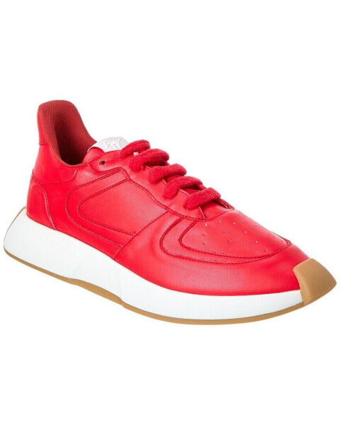 Giuseppe Zanotti Omnia Leather Sneaker Men's Red 41