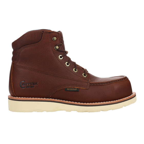 Chippewa Edge Walker 6 Inch Waterproof Composite Toe Work Mens Brown Work Safet