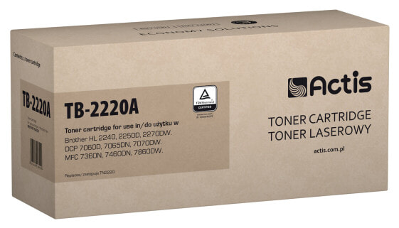 Actis TB-2220A toner (replacement for Brother TN2220; Standard; 2600 pages; black) - 2600 pages - Black - 1 pc(s)