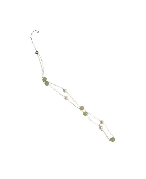 seree olivia — Jade pearl necklace