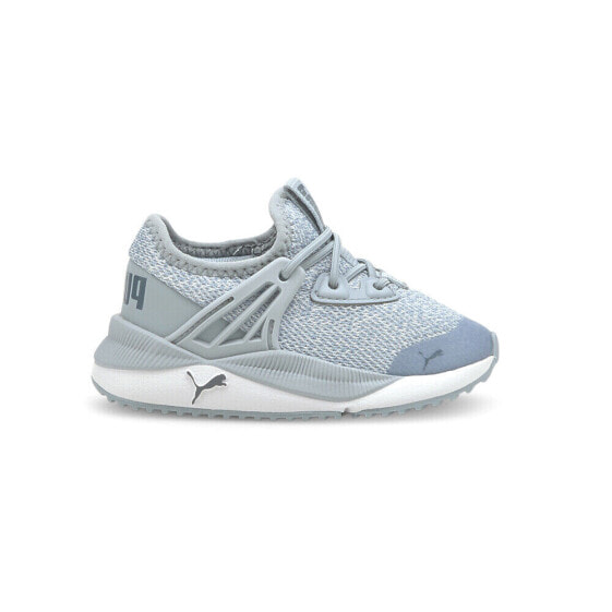 Puma Pacer Future Knit Slip On Toddler Boys Blue, Grey Sneakers Casual Shoes 38