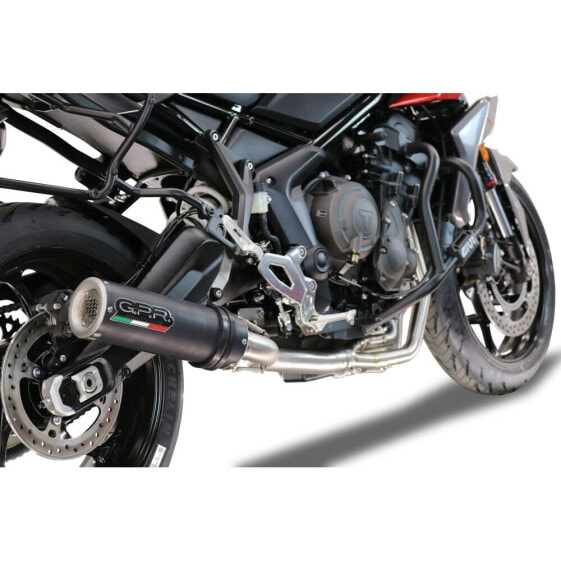 GPR EXHAUST SYSTEMS M3 Black Titanium Triumph Tiger Sport 660 2022-2024 E5 Round homologated full line system