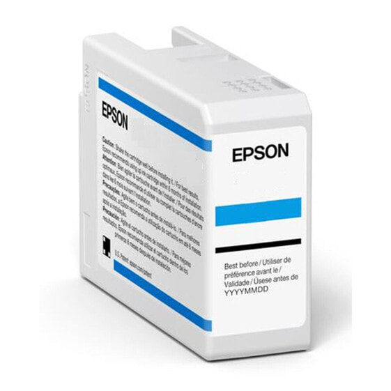 Картридж с оригинальными чернилами Epson T47A5 Циановый