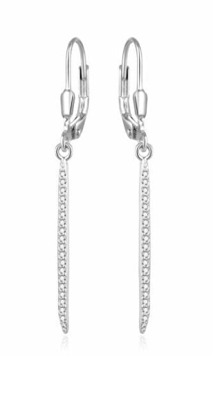 Fashion silver earrings with chains AGUC1075L