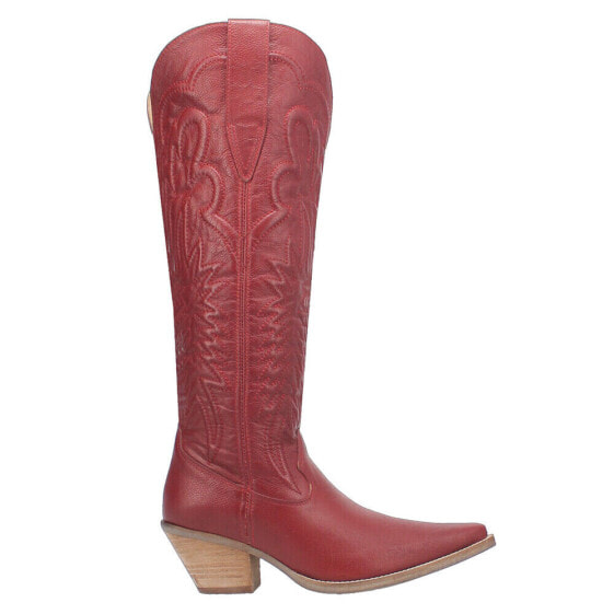 Сапоги ковбойские Dingo Raisin Kane женские красные Casual Boots DI167-600