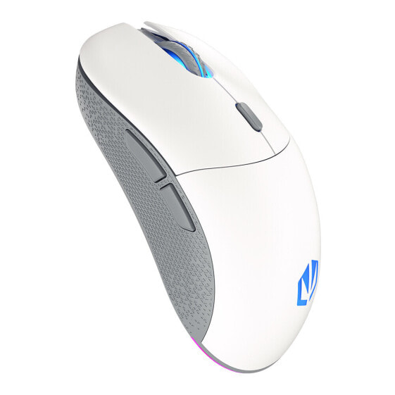 ENDORFY GEM Plus Wireless Onyx White - Ambidextrous - Optical - RF Wireless + USB Type-C - 26000 DPI - White