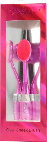 Makeup Revolution I Heart Makeup Oval Cheek Brush Szczotka do makijażu policzków 1szt