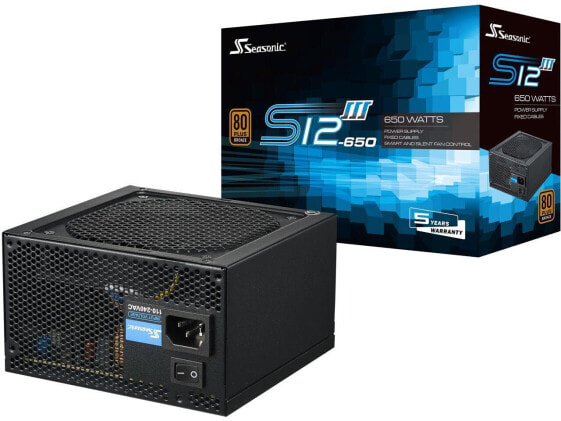 Seasonic S12III 650 SSR-650GB3 650W 80+ Bronze, ATX12V & EPS12V, Direct Output,