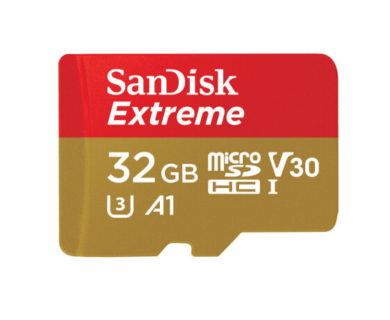 Sandisk Extreme 32 GB MicroSDHC Class 10 UHS-I 100 MB/s 60 MB/s