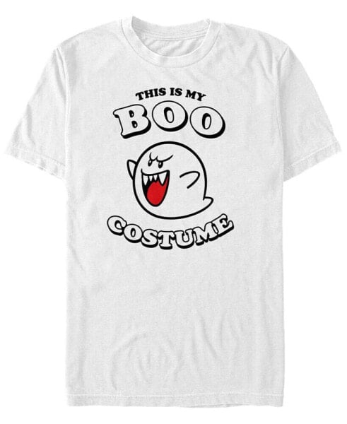 Nintendo Men's Super Mario Boo Halloween Costume Short Sleeve T-Shirt