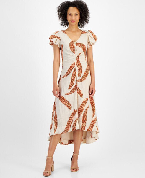 Women's Printed High-Low Dress