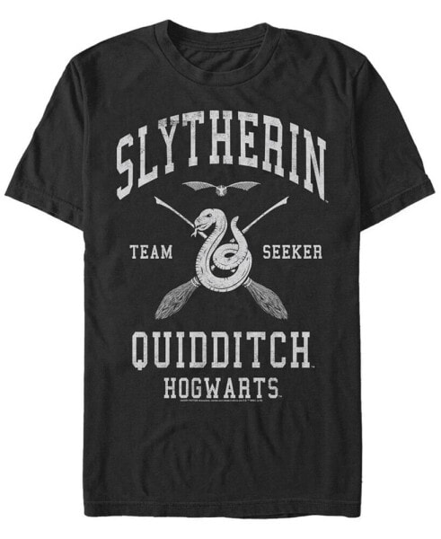 Men's Slytherin Seeker Short Sleeve Crew T-shirt