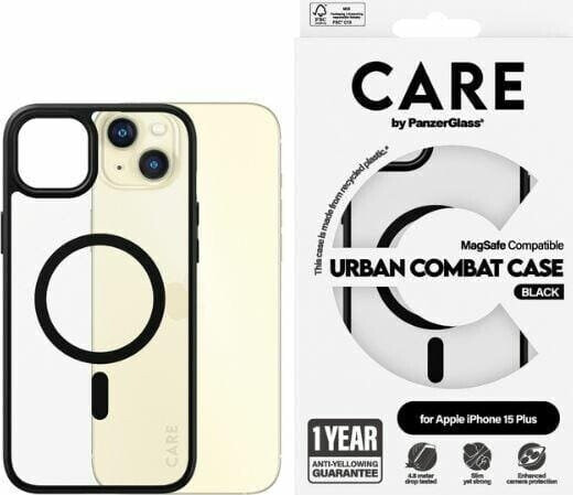 PanzerGlass CARE by PanzerGlass Urban Combat Case iPhone 15 Plus 6,7" MagSafe czarny/black 1427