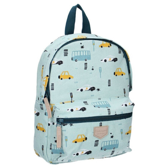 Рюкзак KIDZROOM Paris Mini - Яркий и стильный, с рисунками кошек, леопардов, радуг и машин. Пастельные цвета с контрастными молниями и металлической наклейкой. Удобные регулируемые лямки и вместительный карман для бутылки.
