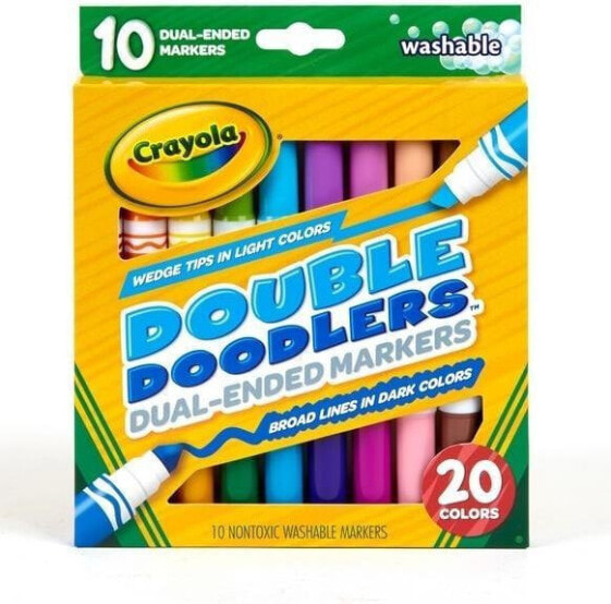 Фломастеры Crayola® двусторонние 10 цветов