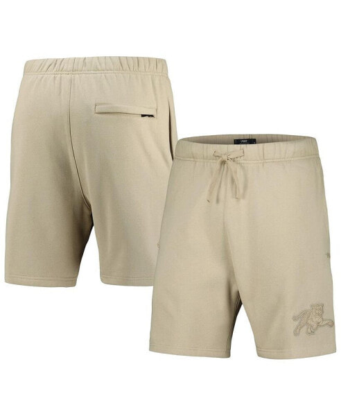 Men's Tan Jackson State Tigers Neutral Relaxed Shorts