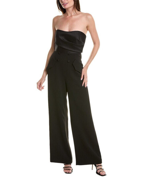 Badgley Mischka Tuxedo Jumpsuit Women's